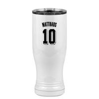 Thumbnail for Personalized Jersey Number Pilsner Tumbler (14 oz) - Germany - Right View