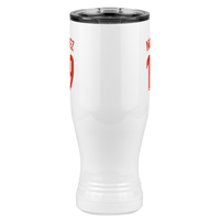 Thumbnail for Personalized Jersey Number Pilsner Tumbler (20 oz) - Spain Soccer - Front View