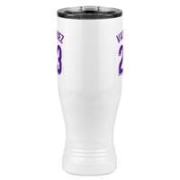 Thumbnail for Personalized Jersey Number Pilsner Tumbler (20 oz) - Spain Soccer - Front View