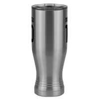 Thumbnail for Personalized Jersey Number Pilsner Tumbler (20 oz) - Italy Football - Front View