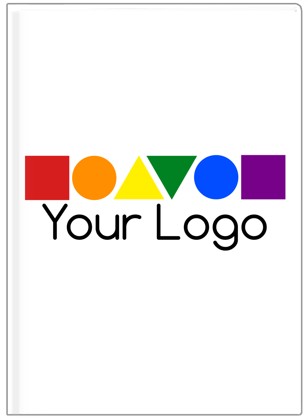 Personalized Journal - Upload Your Logo - Front View