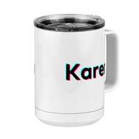 Thumbnail for Karen Coffee Mug Tumbler with Handle (15 oz) - TikTok Trends - Front Right View