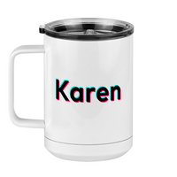 Thumbnail for Karen Coffee Mug Tumbler with Handle (15 oz) - TikTok Trends - Left View
