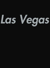 Thumbnail for Personalized Las Vegas T-Shirt - Black - Decorate View