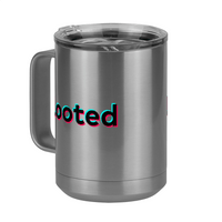 Thumbnail for Looted Coffee Mug Tumbler with Handle (15 oz) - TikTok Trends - Front Left View