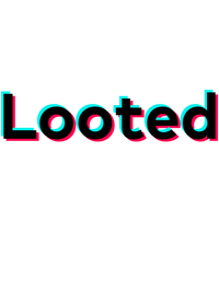 Thumbnail for Looted T-Shirt - White - TikTok Trends - Decorate View