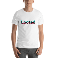 Thumbnail for Looted T-Shirt - White - TikTok Trends - Shirt View