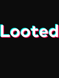 Thumbnail for Looted T-Shirt - Black - TikTok Trends - Decorate View