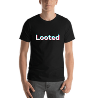 Thumbnail for Looted T-Shirt - Black - TikTok Trends - Shirt View