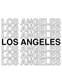 Thumbnail for Los Angeles T-Shirt - White - Decorate View