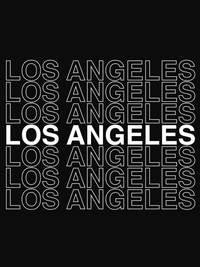 Thumbnail for Los Angeles T-Shirt - Black - Decorate View