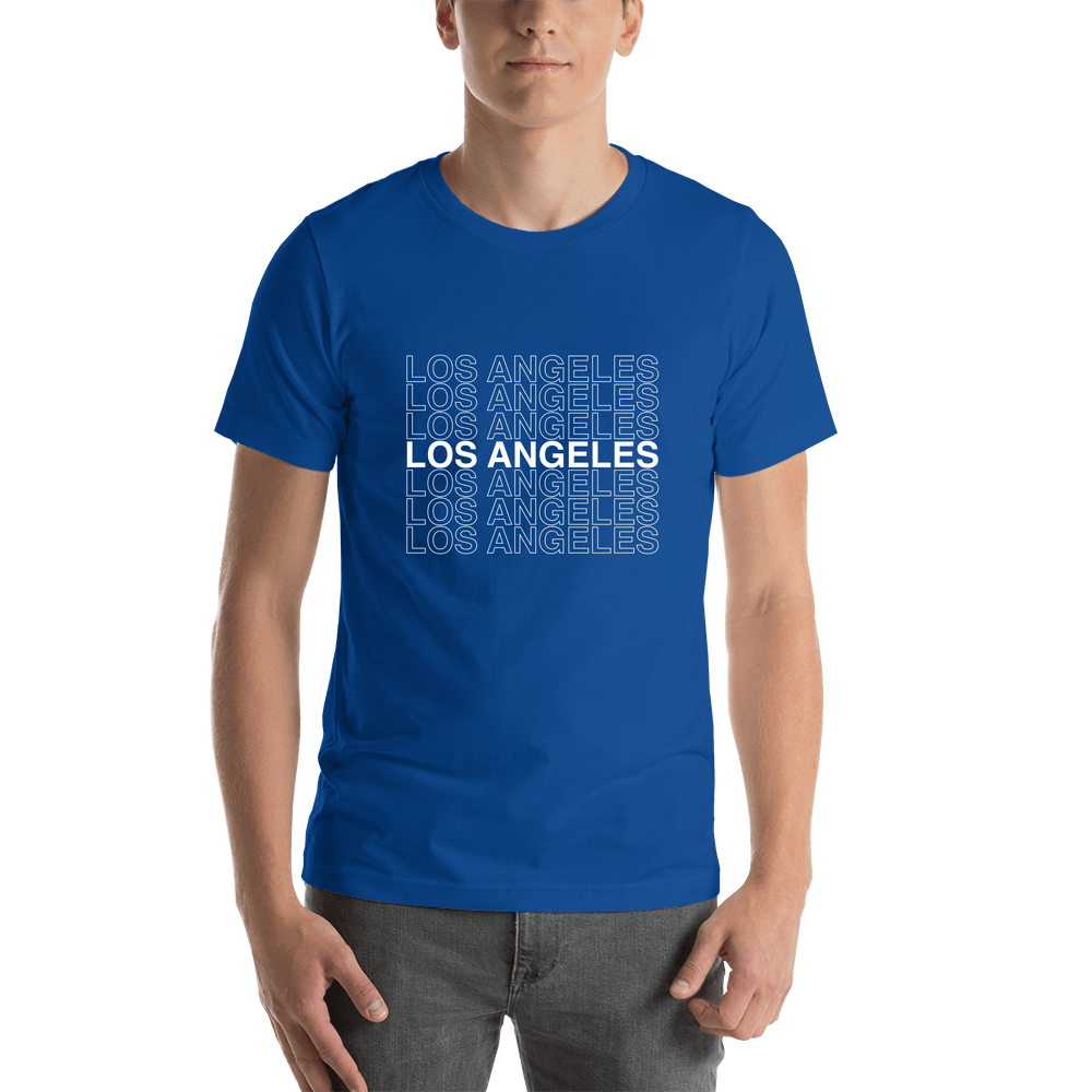 Los Angeles T-Shirt - Blue - Shirt View