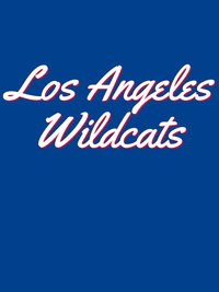 Thumbnail for Personalized Los Angeles T-Shirt - Blue - Decorate View