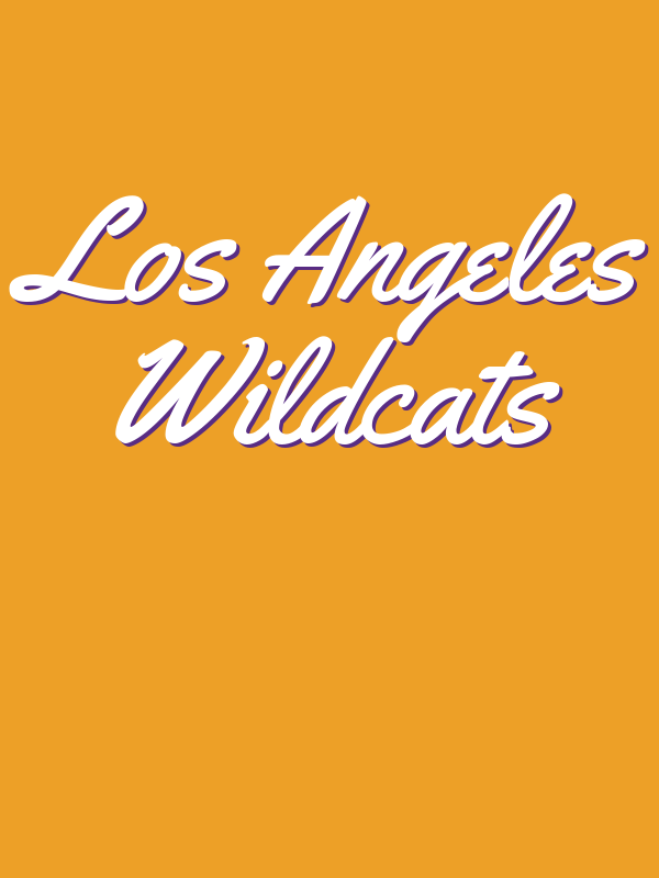 Personalized Los Angeles T-Shirt - Gold - Decorate View