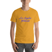 Thumbnail for Personalized Los Angeles T-Shirt - Gold - Shirt View