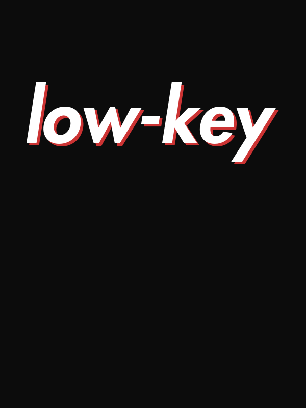 Low-Key T-Shirt - Black - Decorate View