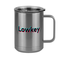 Thumbnail for Lowkey Coffee Mug Tumbler with Handle (15 oz) - TikTok Trends - Right View