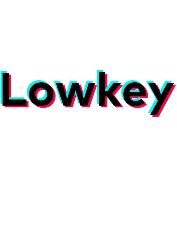 Lowkey T-Shirt - White - TikTok Trends - Decorate View