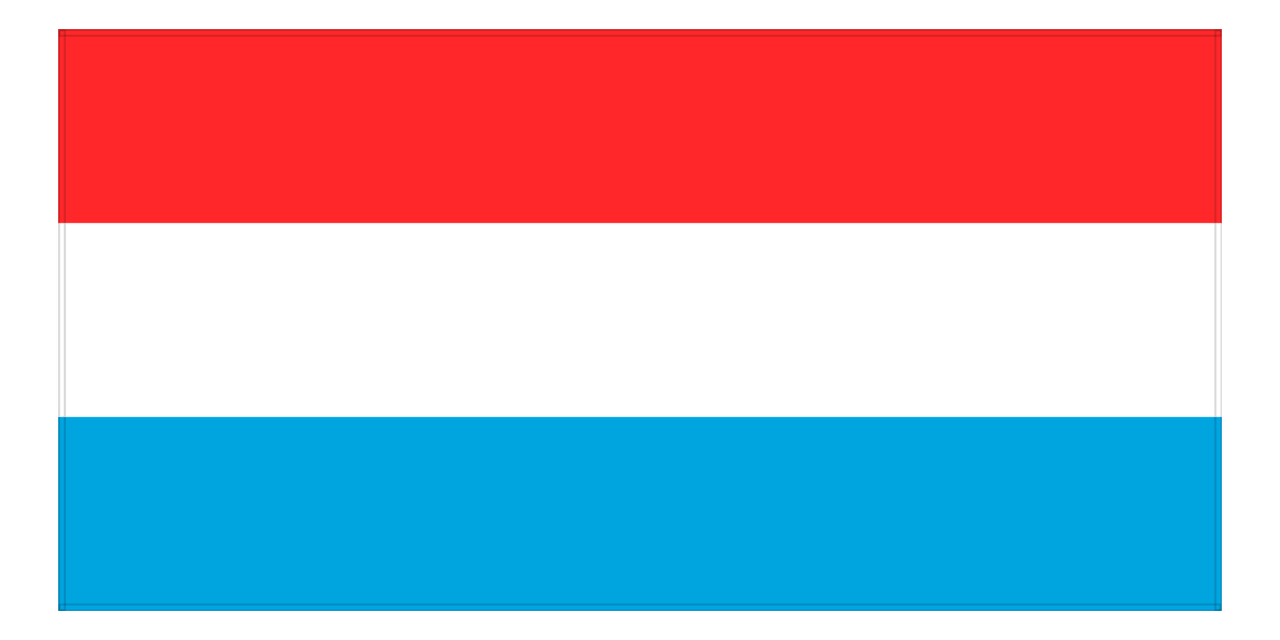 Luxembourg Flag Beach Towel - Front View