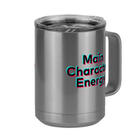 Thumbnail for Main Character Energy Coffee Mug Tumbler with Handle (15 oz) - TikTok Trends - Front Right View