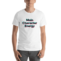 Thumbnail for Main Character Energy T-Shirt - White - TikTok Trends - Shirt View