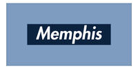 Thumbnail for Personalized Memphis Beach Towel - Front View