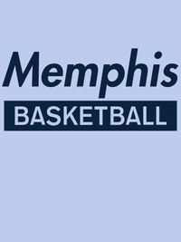 Thumbnail for Memphis Basketball T-Shirt - Blue - Decorate View