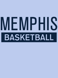 Thumbnail for Memphis Basketball T-Shirt - Blue - Decorate View