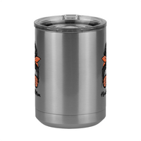 Thumbnail for Personalized Messy Bun Coffee Mug Tumbler with Handle (15 oz) - Basketball Mom - Front View