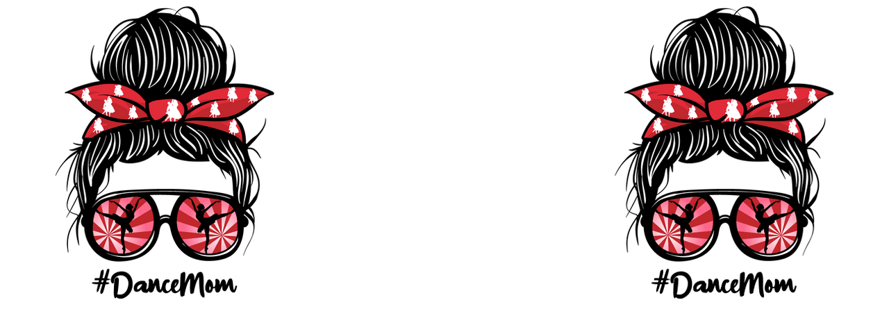 Personalized Messy Bun Travel Coffee Mug Tumbler with Handle (20 oz) - Dance Mom - Graphic View