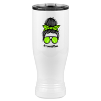 Thumbnail for Personalized Messy Bun Pilsner Tumbler (20 oz) - Tennis Mom - Right View