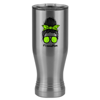 Thumbnail for Personalized Messy Bun Pilsner Tumbler (20 oz) - Tennis Mom - Right View