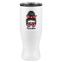 Thumbnail for Personalized Messy Bun Pilsner Tumbler (20 oz) - Dance Mom - Right View