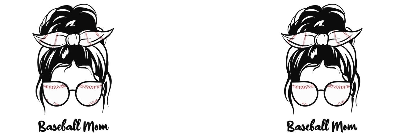 Personalized Messy Bun Travel Coffee Mug Tumbler with Handle (20 oz) - Baseball Mom - Graphic View