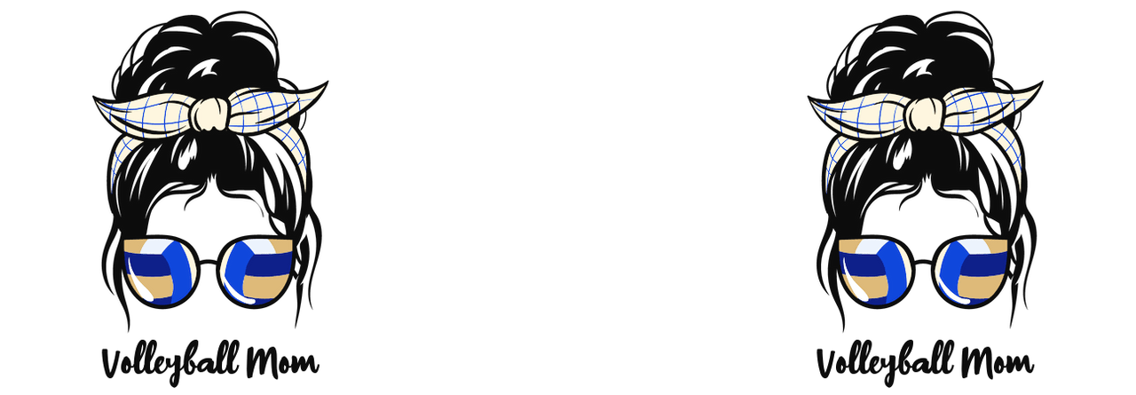 Personalized Messy Bun Travel Coffee Mug Tumbler with Handle (20 oz) - Volleyball Mom - Graphic View