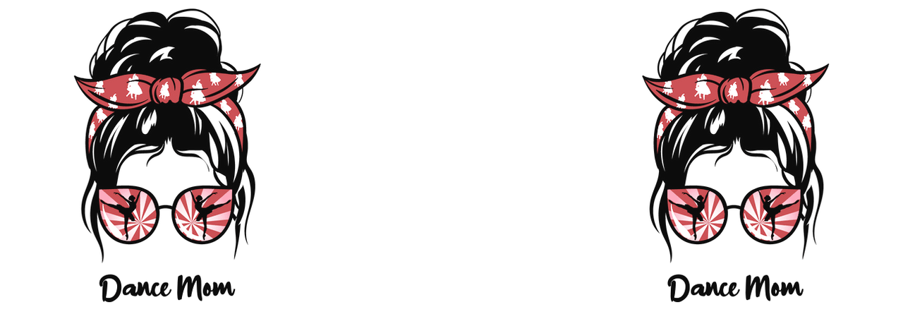 Personalized Messy Bun Travel Coffee Mug Tumbler with Handle (20 oz) - Dance Mom - Graphic View