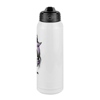 Thumbnail for Personalized Messy Bun Water Bottle (30 oz) - Chorus Mom - Right View