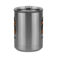 Thumbnail for Personalized Messy Bun Coffee Mug Tumbler with Handle (15 oz) - Football Mom - Front View