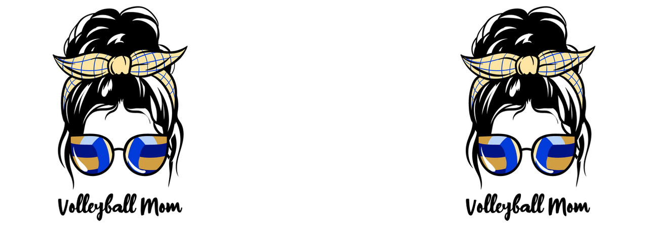 Personalized Messy Bun Coffee Mug Tumbler with Handle (15 oz) - Volleyball Mom - Graphic View