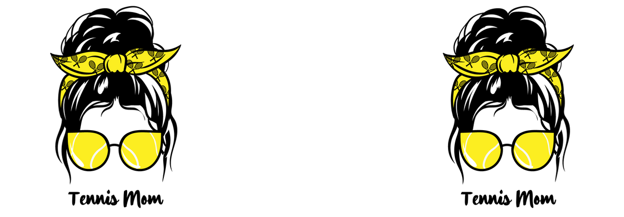 Personalized Messy Bun Coffee Mug Tumbler with Handle (15 oz) - Tennis Mom - Graphic View