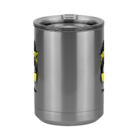 Thumbnail for Personalized Messy Bun Coffee Mug Tumbler with Handle (15 oz) - Tennis Mom - Front View