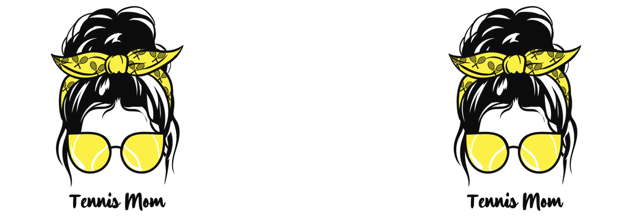 Personalized Messy Bun Coffee Mug Tumbler with Handle (15 oz) - Tennis Mom - Graphic View