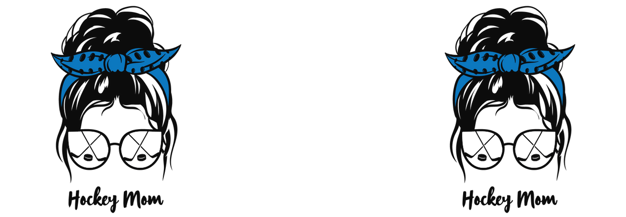 Personalized Messy Bun Coffee Mug Tumbler with Handle (15 oz) - Hockey Mom - Graphic View