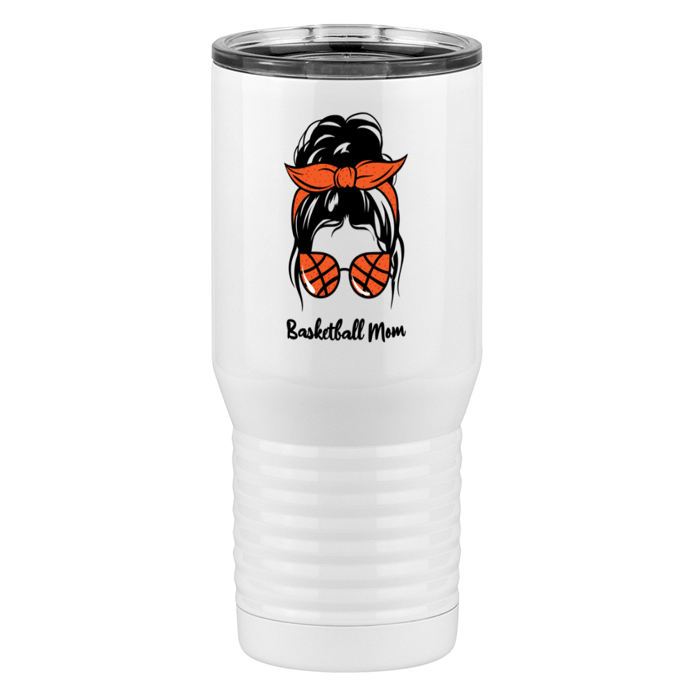 Personalized Messy Bun Tall Travel Tumbler (20 oz) - Customize It - Left View