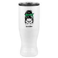 Thumbnail for Personalized Messy Bun Pilsner Tumbler (20 oz) - Soccer Mom - Right View