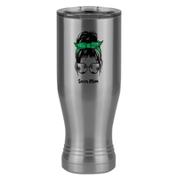 Thumbnail for Personalized Messy Bun Pilsner Tumbler (20 oz) - Soccer Mom - Left View