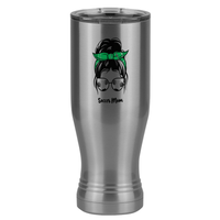 Thumbnail for Personalized Messy Bun Pilsner Tumbler (20 oz) - Soccer Mom - Right View