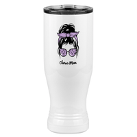 Thumbnail for Personalized Messy Bun Pilsner Tumbler (20 oz) - Chorus Mom - Left View