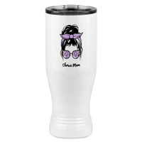 Thumbnail for Personalized Messy Bun Pilsner Tumbler (20 oz) - Chorus Mom - Right View