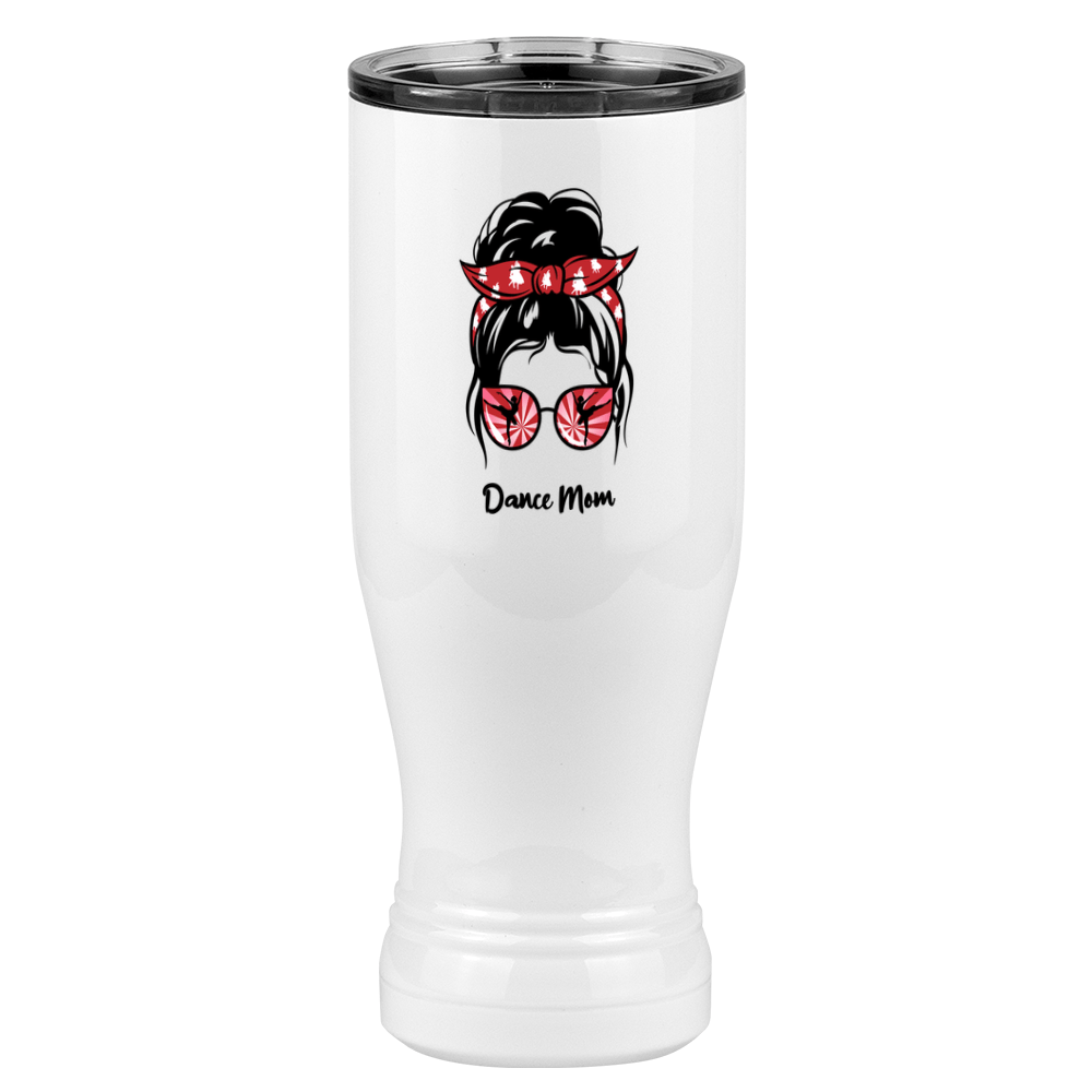 Personalized Messy Bun Pilsner Tumbler (20 oz) - Dance Mom - Right View